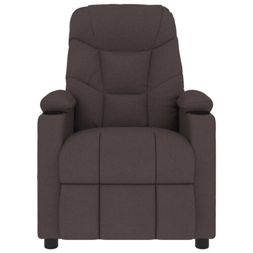 VidaXL vidaXL Massagesessel Dunkelbraun Stoff 2