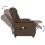 VidaXL vidaXL Massagesessel Braun Stoff 6