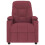 VidaXL vidaXL Massagesessel Weinrot Stoff 3