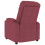 VidaXL vidaXL Massagesessel Weinrot Stoff 5