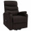 VidaXL vidaXL Massagesessel mit Aufstehhilfe Dunkelbraun Stoff 2