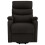 VidaXL vidaXL Massagesessel mit Aufstehhilfe Dunkelbraun Stoff 3