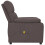 VidaXL vidaXL Massagesessel Dunkelbraun Stoff 4