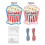 Valentine's Day Popcorn Gift Tags Kit 48-Pack with OPP Bags 6