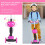 Adjustable Kids Toddler Scooter, with Removable Seat, Back Handle, Pink 5