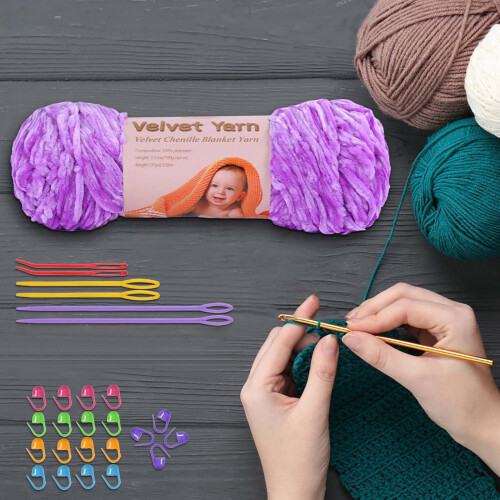 Chunky Yarn for Hand Knitting and Crochet, Soft 2