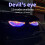 Dynamic Devil Eye Light Lamp for Car Window 2 pcs 5