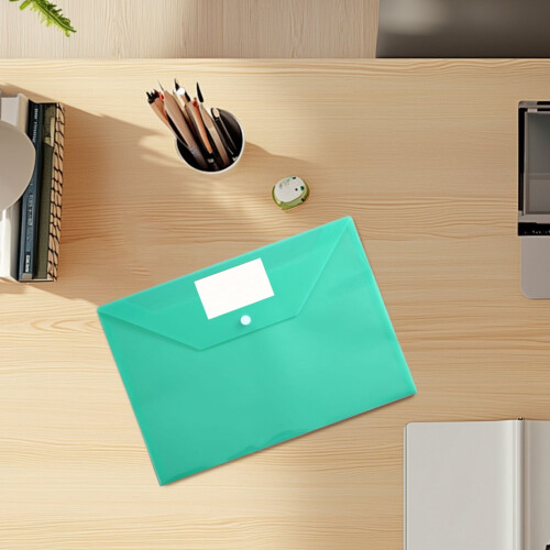 Transparent File Pouch Document Holder Polyethylene 100 pcs 1