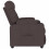 VidaXL vidaXL Massagesessel Dunkelbraun Stoff 4