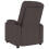 VidaXL vidaXL Massagesessel Dunkelbraun Stoff 5