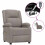 VidaXL vidaXL Massagesessel Elektrisch Taupe Stoff 2