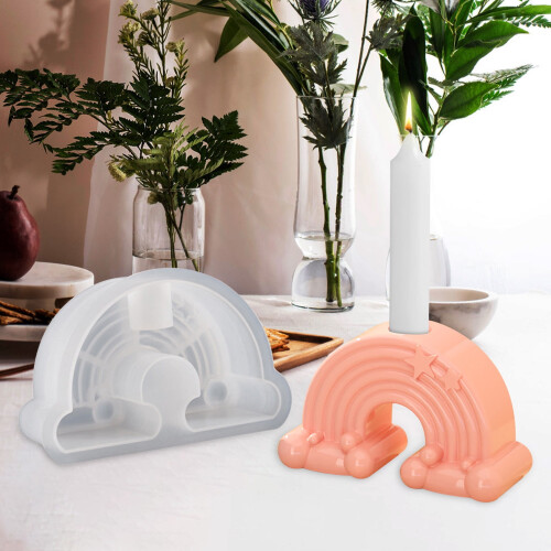 Silicone Easter Candle Holder Mould for Tea Lights and 2
