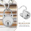 Bear-Shaped Metal Padlock with Key 8