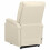 VidaXL vidaXL Massagesessel mit Aufstehhilfe Creme Stoff 4