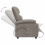 VidaXL vidaXL Massagesessel Elektrisch Taupe Stoff 7