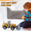 4-Channel Metal RC Wheel Loader Toy with Lights 6