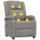 VidaXL vidaXL Massagesessel Elektrisch Taupe Stoff 8