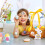 Easter Tattoos Kids Egg Fillers Stickers 80-Pc Bulk Pack 8