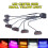 Car Center Front Grille Light Single Color Snap LED High Brightness Waterproof White Light 4
