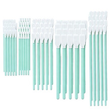 Cleaning Lab Swab Kit 100 PCS Microfiber Knitted Polyester Cleaning Sticks Professional Lint Free Lab Swabs