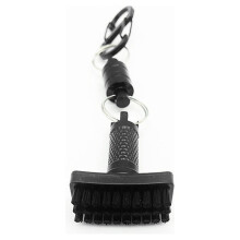 Club Brush, Portable Club Cleaner with Quick-Release Magnet & S-Carabiner Clip, Heavy Duty Nylon Bristles