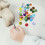 Glass Marbles Colored Smooth 38 Pieces 2