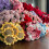 Crochet Rose Bouquet Blanket 43 inch White 3