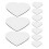 White Sublimation Magnet Blanks Heat Transfer Polymer 10 pcs 5