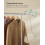 Clothes Rack - Metal - Dove Grey - Extendable with Wheels, 45 kg Max Load 3