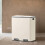 Recycling Bin - Plastic - Cream - 60L 2-Compartment with Soft-Close Lids 2