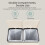 Recycling Bin - Plastic - Cream - 60L 2-Compartment with Soft-Close Lids 3