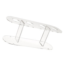 2Pcs Acrylic 4-Hole Double Layer Ice Cream Cone Stand