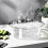 White Plastic Round Wash Basin for Kitchen and Bathroom 2
