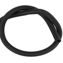 5 Pcs 25 Ft Split Wire Loom Conduit Polyethylene Tubing Black Color Sleeve Tube