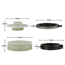 Electric Chainsaw Easy Pulley with 4 Springs Fit Chainsaw for 4500 5200 5800 45Cc 52Cc 58Cc Chainsaw Spare Parts