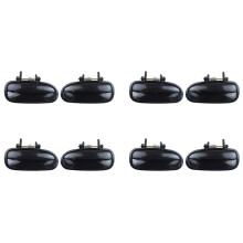 8Pcs Car Outside Exterior Door Handle for EK3 1996 1997 1998 1999 2000 (Rear Door Handle)