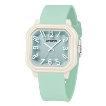 Sanda 5ATM Women's / Girl's 3D Display Square Sports Quartz Waterproof Watch