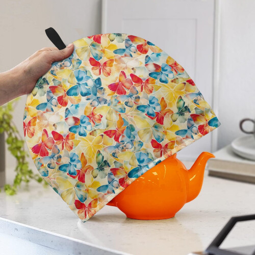 Butterfly Tea Cozy Insulated Decorative Cover for Large 1