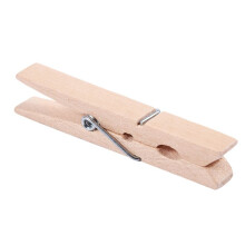 Wooden Clothes Pins Pegs Hanging Clips 48 Pcs