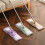 Purple Flat Mop with 360 Rotation, Adjustable Handle and 7