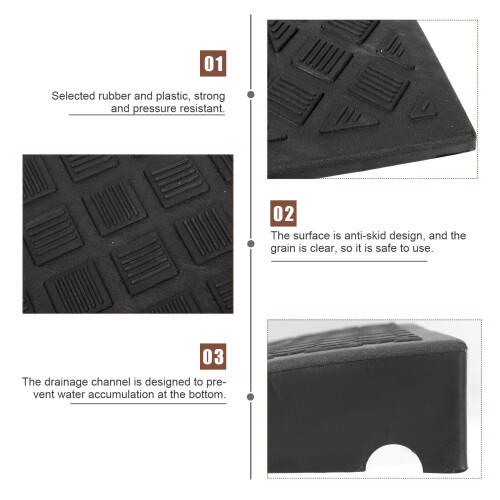 Plastic Rubber Shed Ramp Portable Lightweight Threshold 1