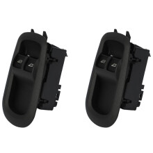 2Pcs Drivers Side Door Double Window for Transit MK8 Custom 2014-2019 2029885 1791339