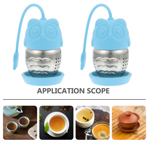 Stainless Steel Tea Strainer Filter 2 pcs 1