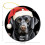 Santa Hat Black Labrador Ornament Christmas Decor 7
