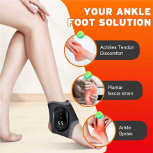 Cordless Pulse Wrist & Ankle Massager - Rechargeable Joint Support Belt for Hand, Foot & Muscle Fatigue Relief Ankle