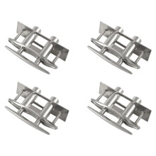 4Pc Marine 316 Stainless Steel Boat Pull Flush Mount Lift Cleat Bolts Yacht Boats Accessories 5 Inch