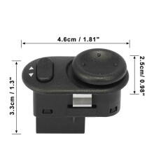 5X Side Mirror Rear View Mirror Adjust Control Knob for Astra-G Zafira Corsa Vectra Meriva 9226863