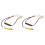 2X 4 Pin Car Reverse Camera Retention Wiring Harness Cable Plug Adapter Connector Fit for 1