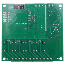 3X Module de Relais Wifi Esp8266 Esp-12F 4 Canaux Interrupteur de Relais de Retard Ac90-250V / Dc7-30V / 5V pour Télécommande Ide Maison