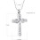 Birthstone Infinity Cross Urn Necklace for Ashes 2